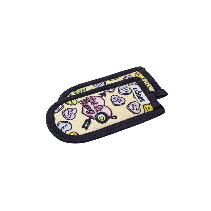 Conversation Heart Handle Holders. Set of Two - Image 7