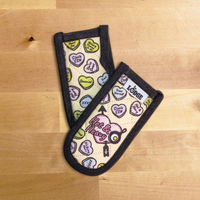 Conversation Heart Handle Holders. Set of Two - Image 3