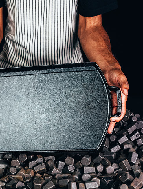 Blacklock Lightweight Cast Iron Double Burner Griddle - Image 7