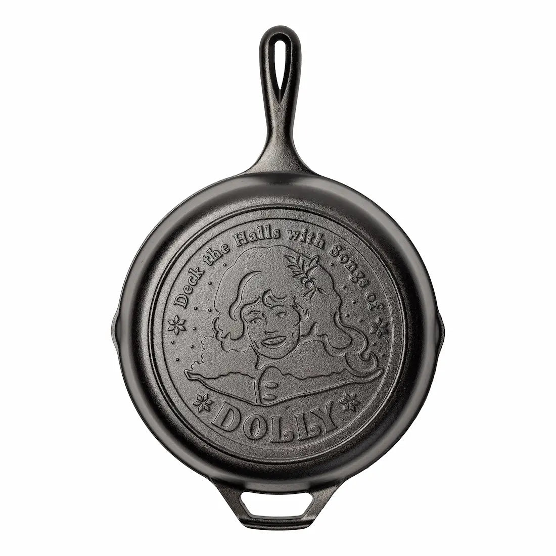 10.25 Inch Dolly Parton Skillet. Deck The Halls - Image 8