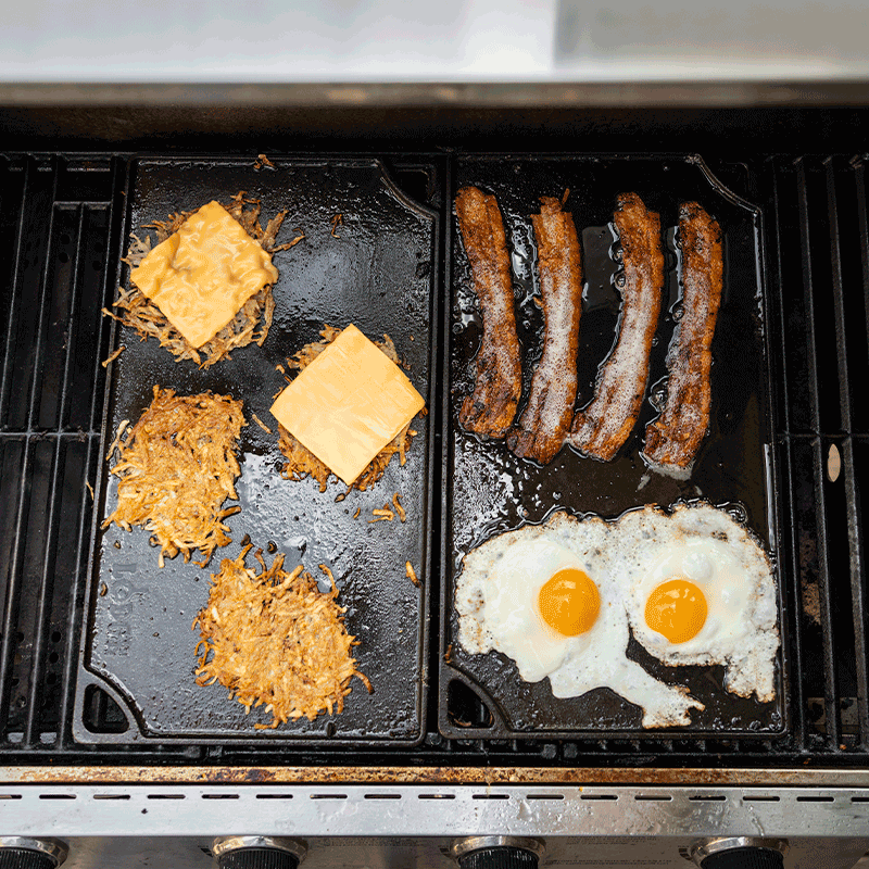 16.75 x 9.5 Inch Double Play Reversible Grill/Griddle - Image 5