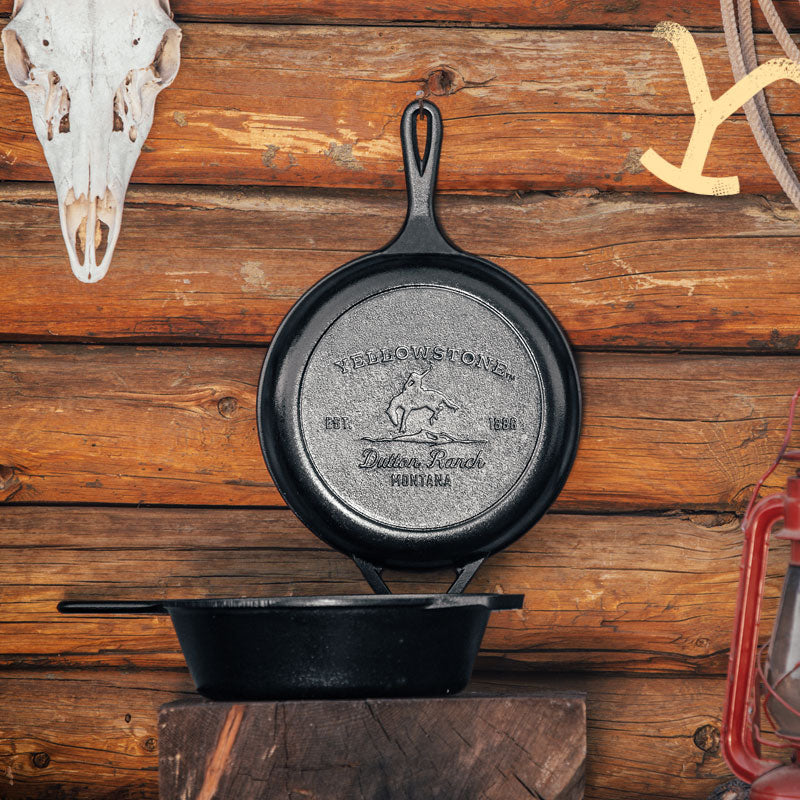 Yellowstone? Seasoned Cast Iron Bucking Bronco Combo Cooker - Image 4
