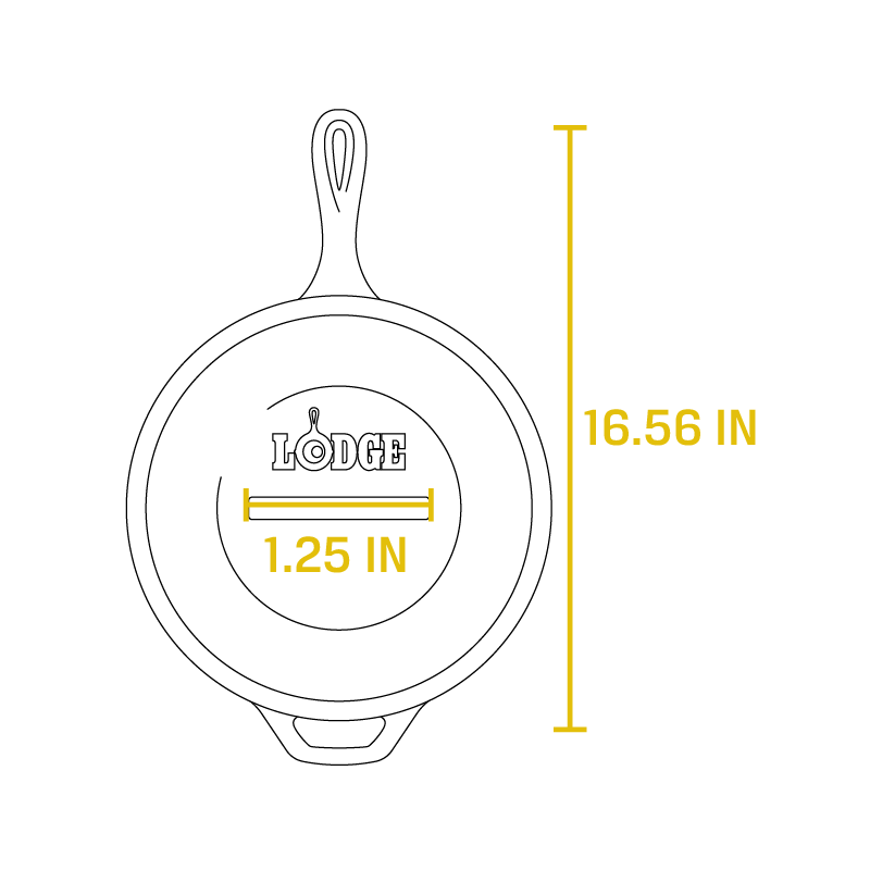 Cast Iron Covered Deep Skillet - Image 3