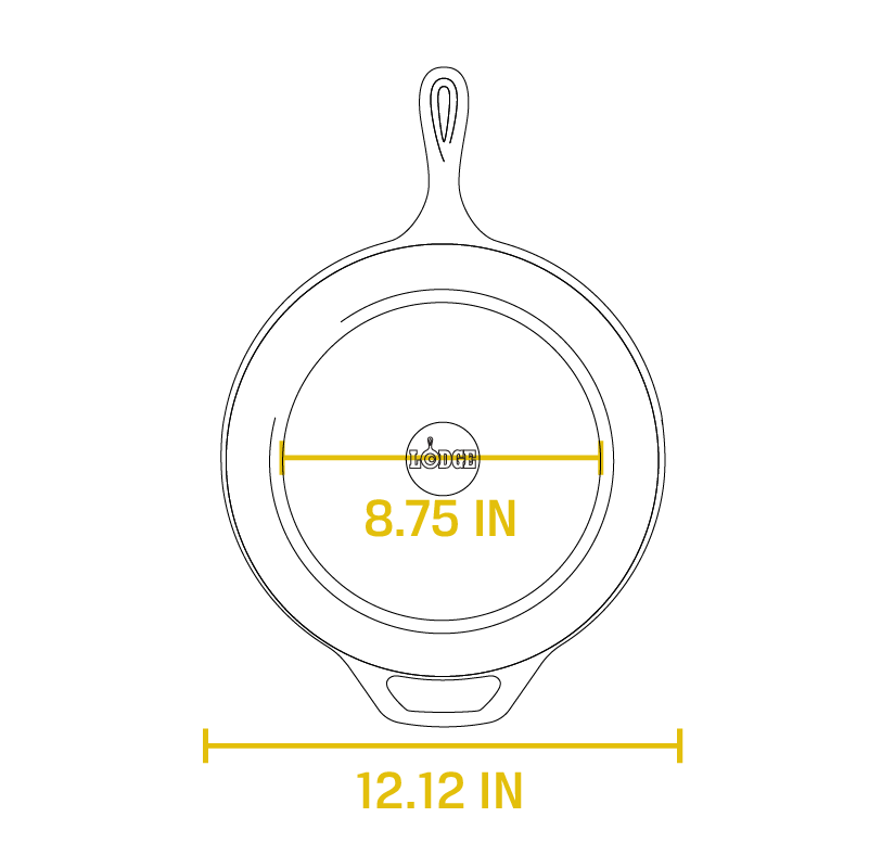 Cast Iron Covered Deep Skillet - Image 12