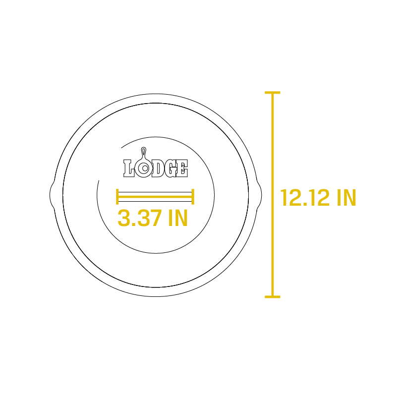 Cast Iron Covered Deep Skillet - Image 5