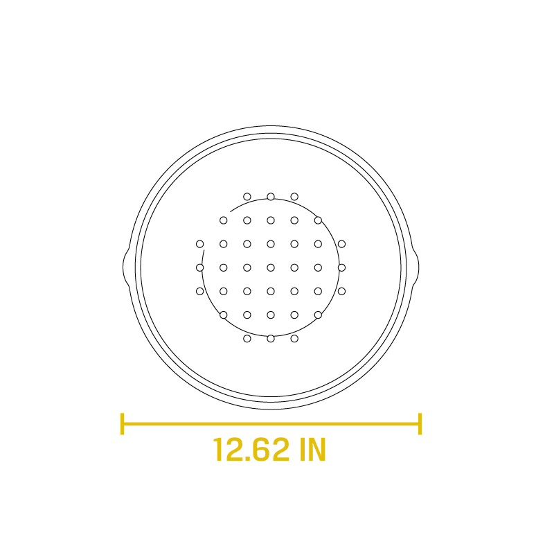 Cast Iron Covered Deep Skillet - Image 4