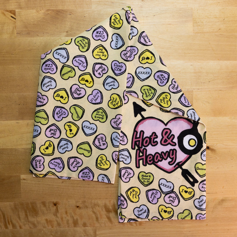 Conversation Heart Dish Towel - Image 3