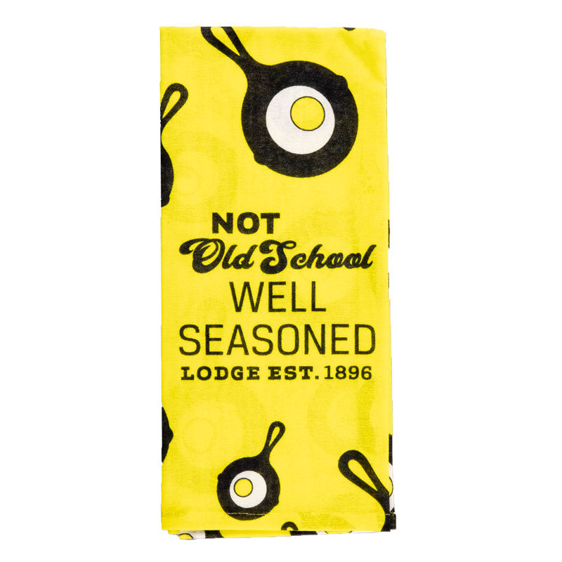 Not Old School Well Seasoned Lodge Dish Towel - Image 5