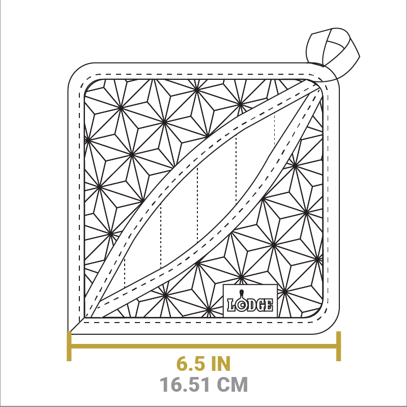 Silicone and Fabric Potholder - Image 6