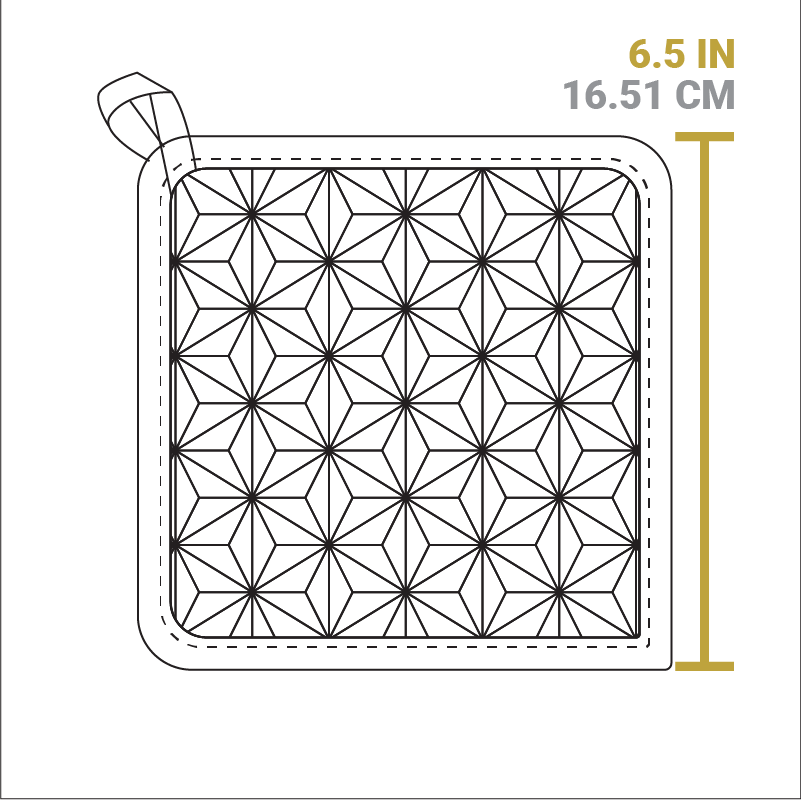 Silicone and Fabric Potholder - Image 7