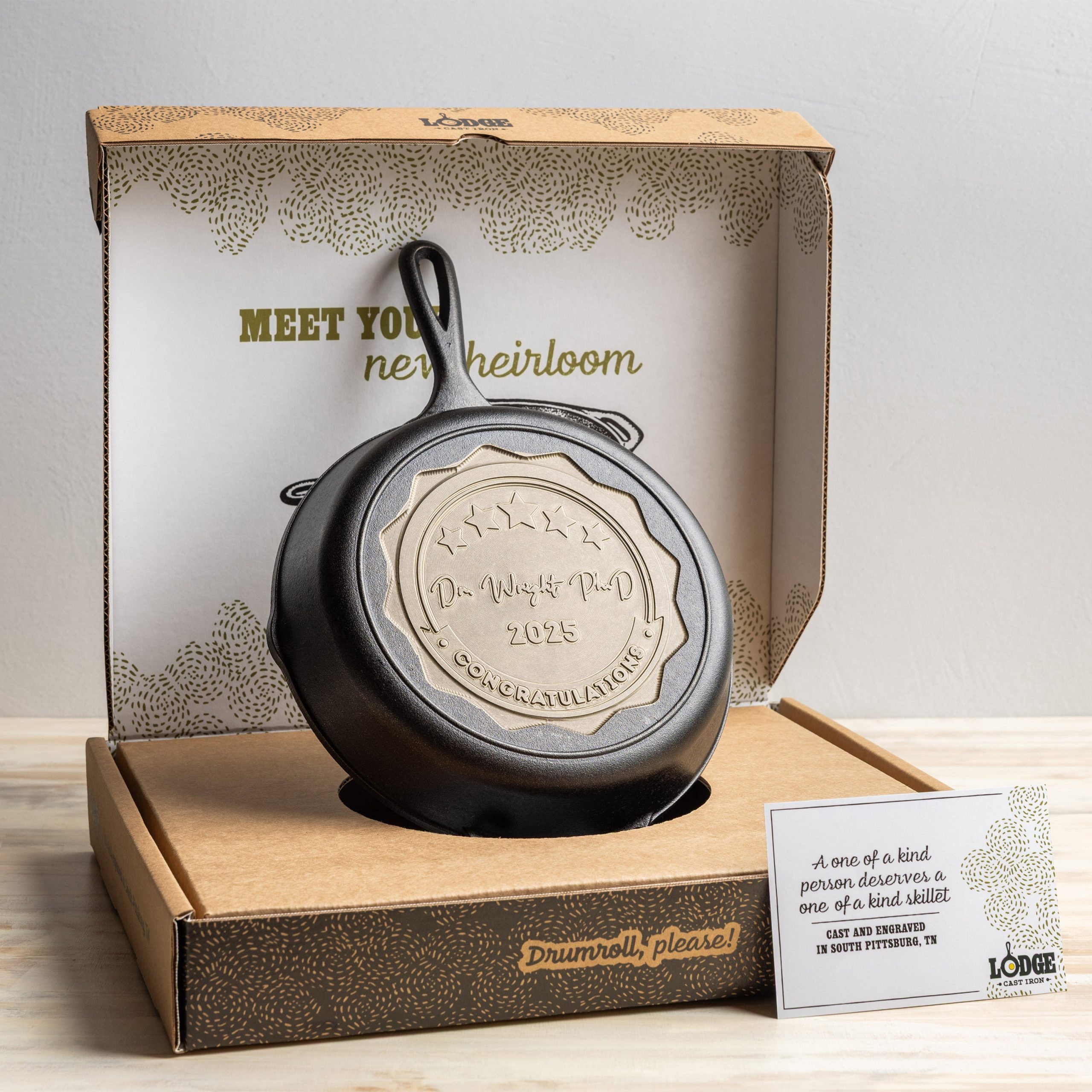 Custom Engraved Award Skillet - Image 9