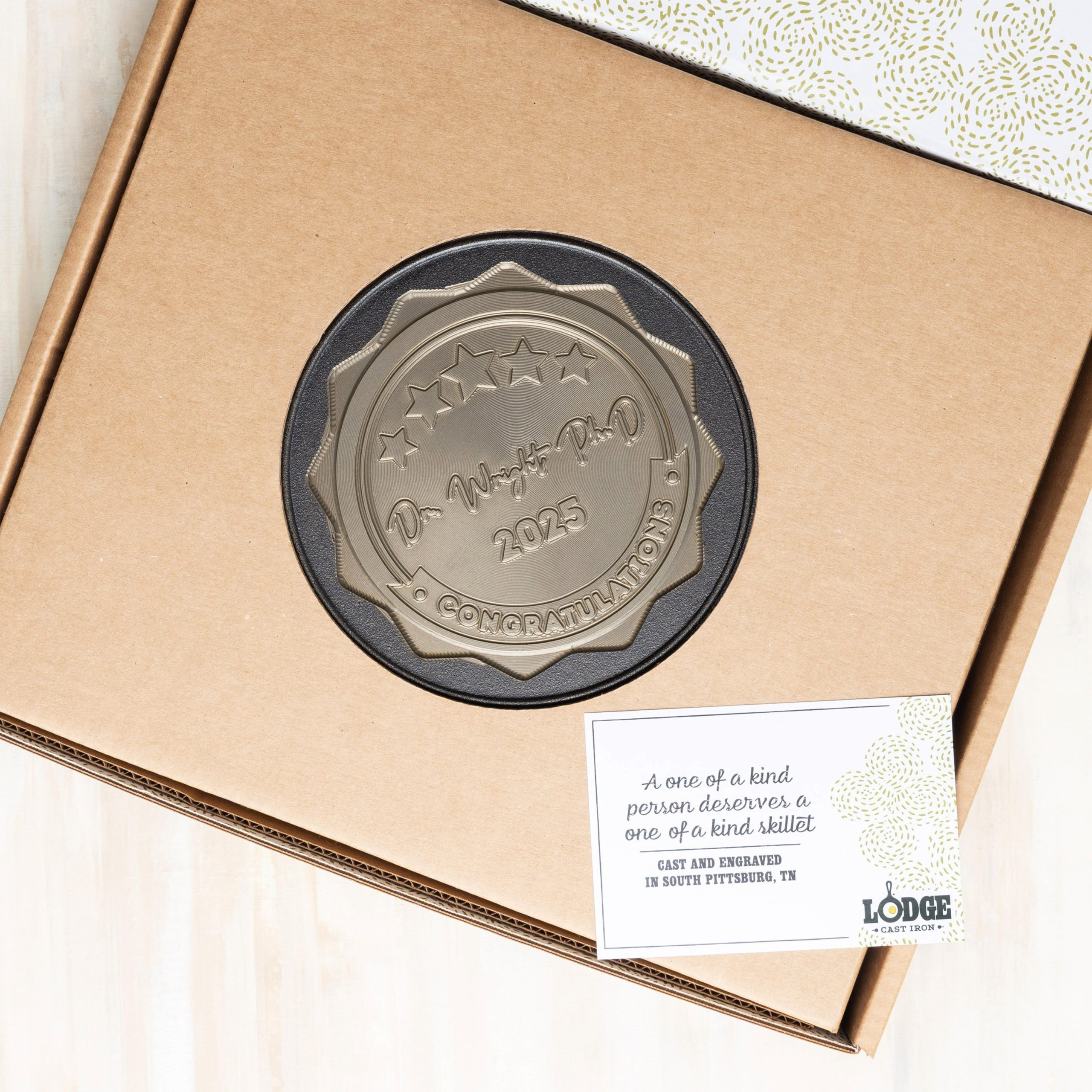 Custom Engraved Award Skillet - Image 10