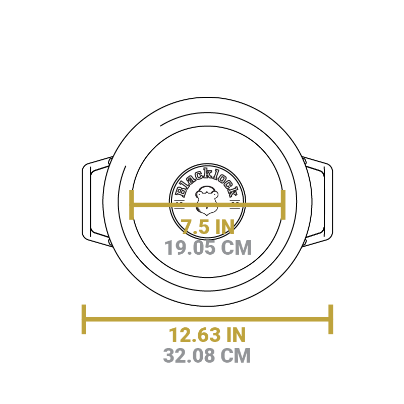 Blacklock 5.5 Quart Lightweight Cast Iron Dutch Oven - Image 13
