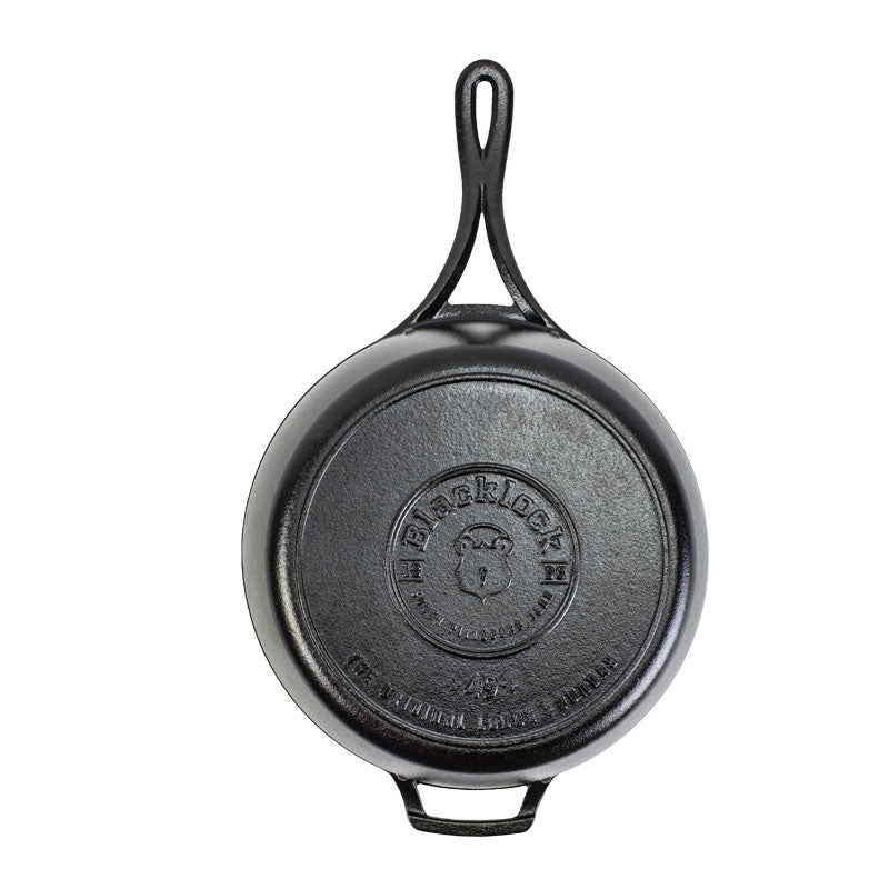 Blacklock 4 Quart Lightweight Cast Iron Deep Skillet With Lid - Image 3