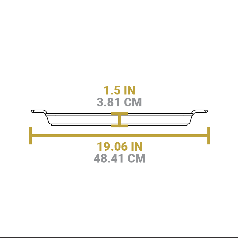 15.5 x 10.5 Inch Seasoned Cast Iron Baking Pan - Image 5