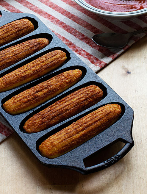 Seasoned Cast Iron Cornstick Pan - Image 3
