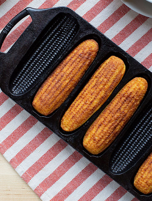 Seasoned Cast Iron Cornstick Pan - Image 4