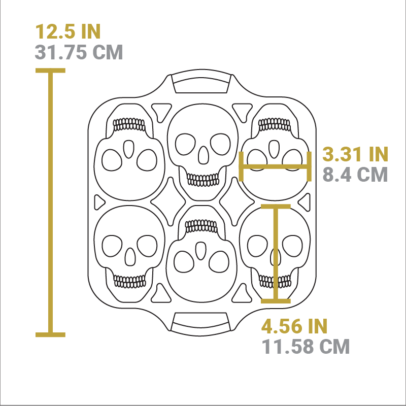 Skull Mini Cake Pan - Image 8