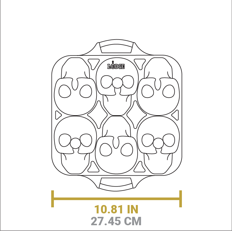 Skull Mini Cake Pan - Image 9