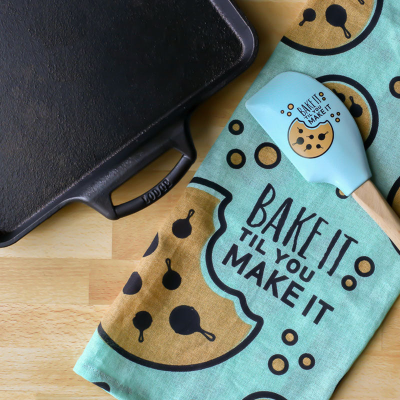 15.5 x 10.5 Inch Seasoned Cast Iron Baking Pan Set - Image 2