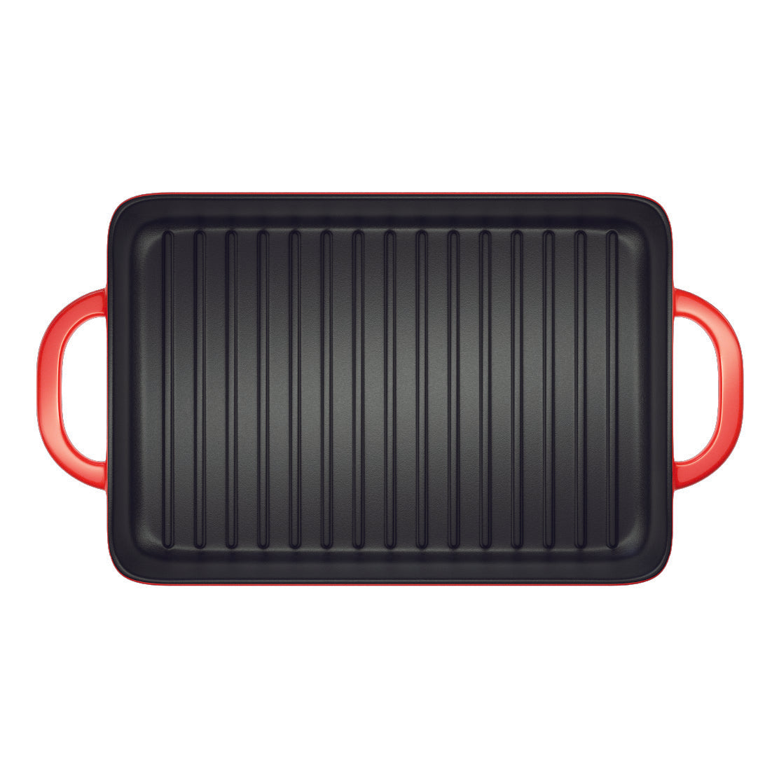 Enameled Cast Iron 12.5 x 8 Inch Grill Pan - Image 2