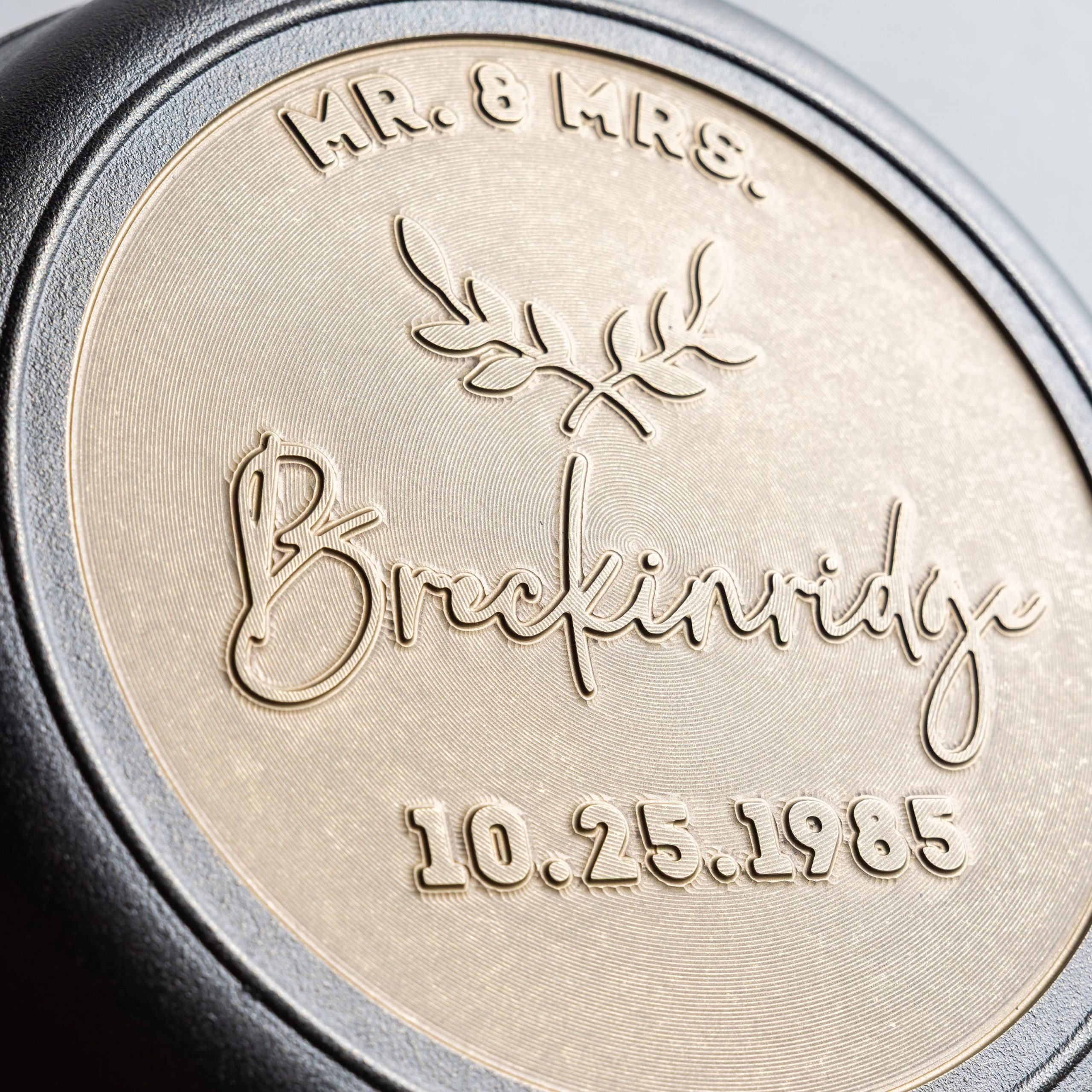 Custom Engraved Milestone Skillet - Image 3