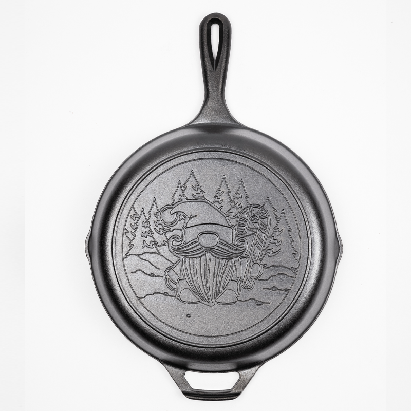 Lodge 10.25 Inch Seasoned Cast Iron Holiday Gnome Skillet? - Image 2
