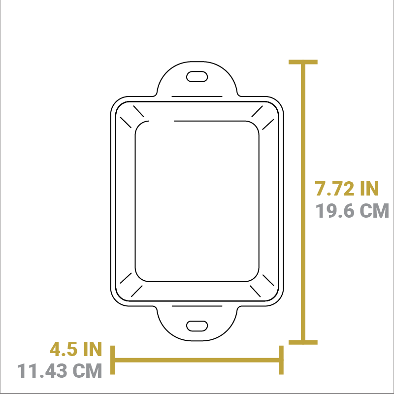 Heat-Treated 14 Ounce Rectangular Cast Iron Mini Server? - Image 4