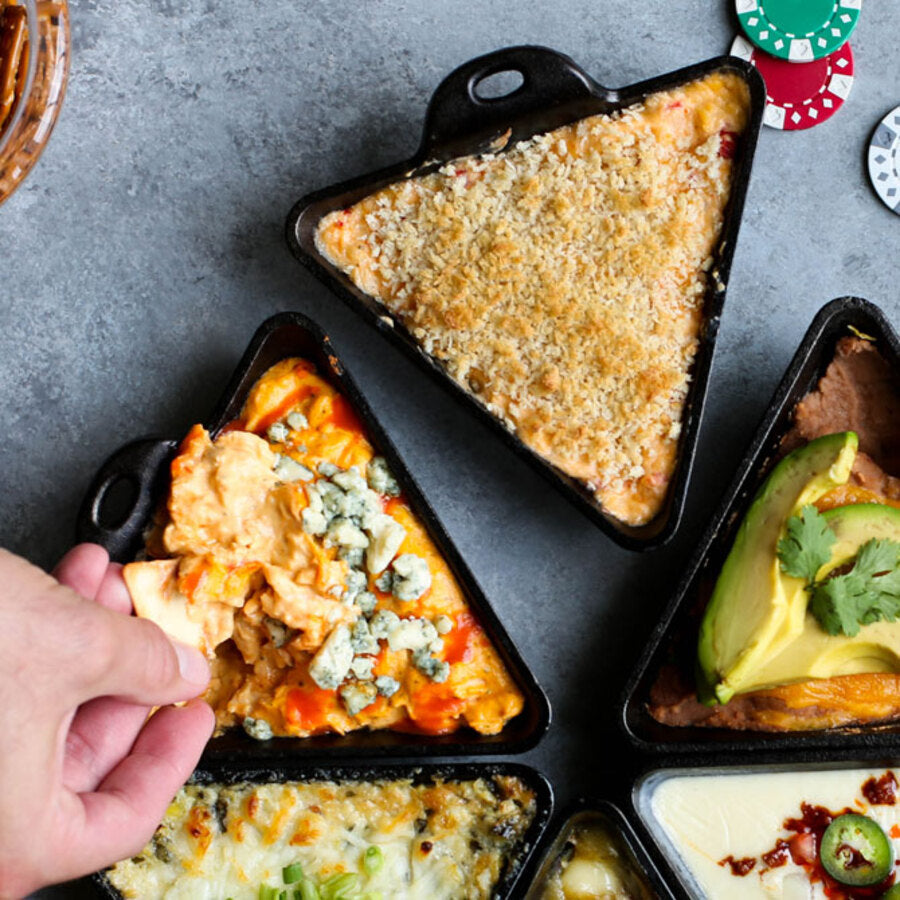 Heat-Treated 10 Ounce Triangular Cast Iron Mini Server? - Image 2