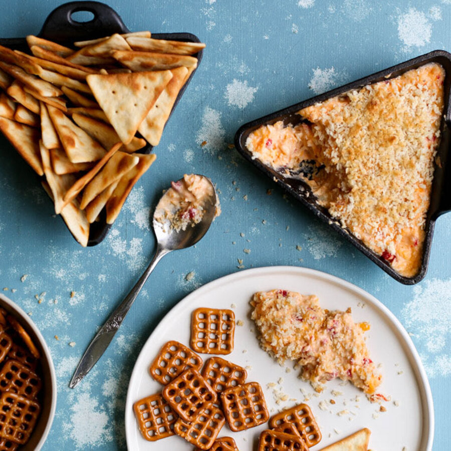 Heat-Treated 10 Ounce Triangular Cast Iron Mini Server? - Image 3