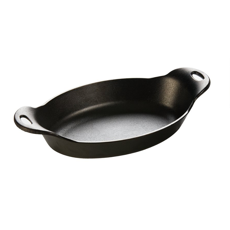 Heat-Treated 16 Ounce Cast Iron Oval Server - Image 8