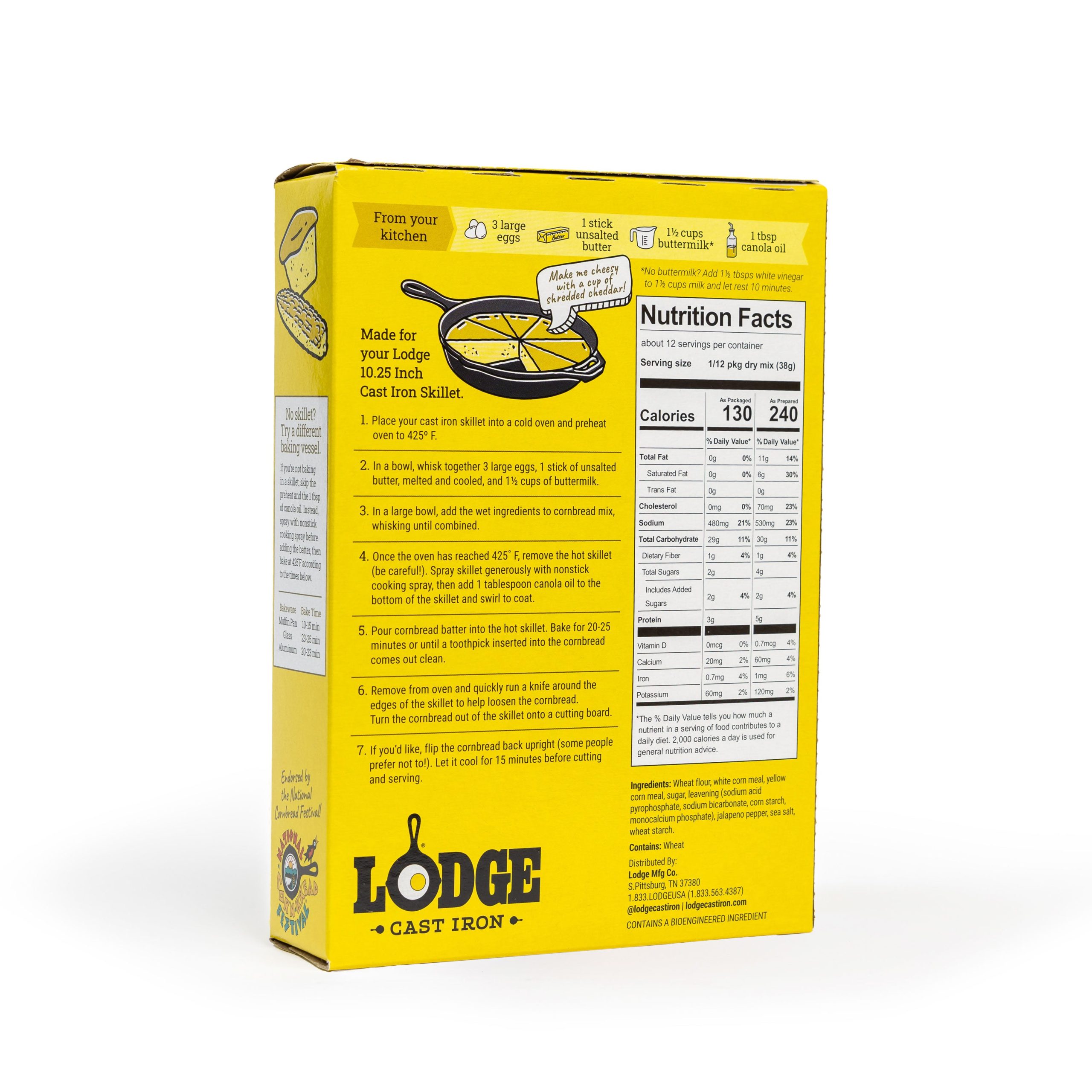 Hot Shot Jalape?o Skillet Cornbread Mix - Image 2