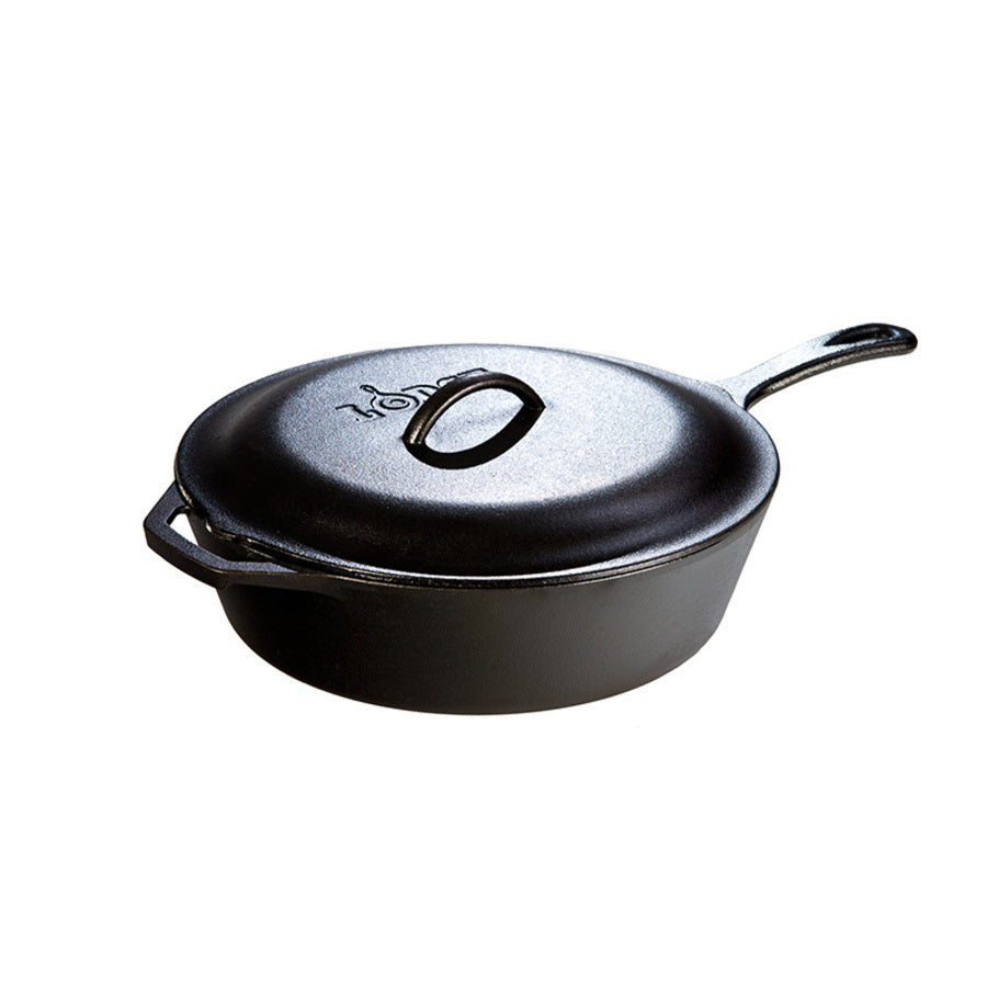 Cast Iron Covered Deep Skillet - Image 18