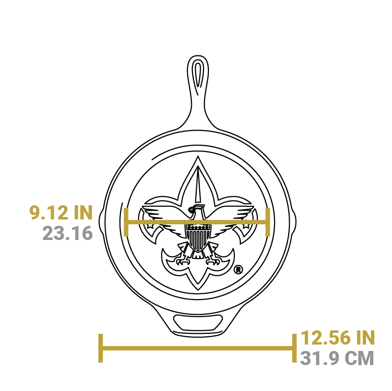 12 Inch Cast Iron Scouts Skillet? - Image 7