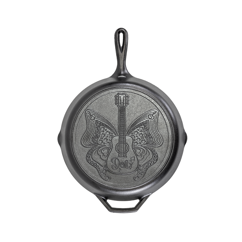 12 Inch Love is Like a Butterfly Dolly Parton Skillet - Image 11