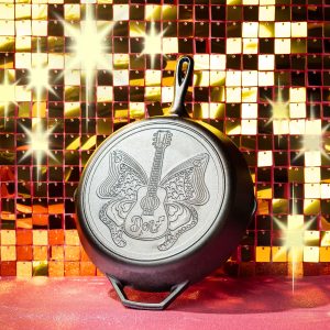 12 Inch Love is Like a Butterfly Dolly Parton Skillet