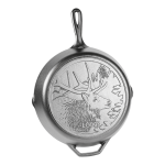Wildlife Series? 12 Inch Cast Iron Elk Skillet