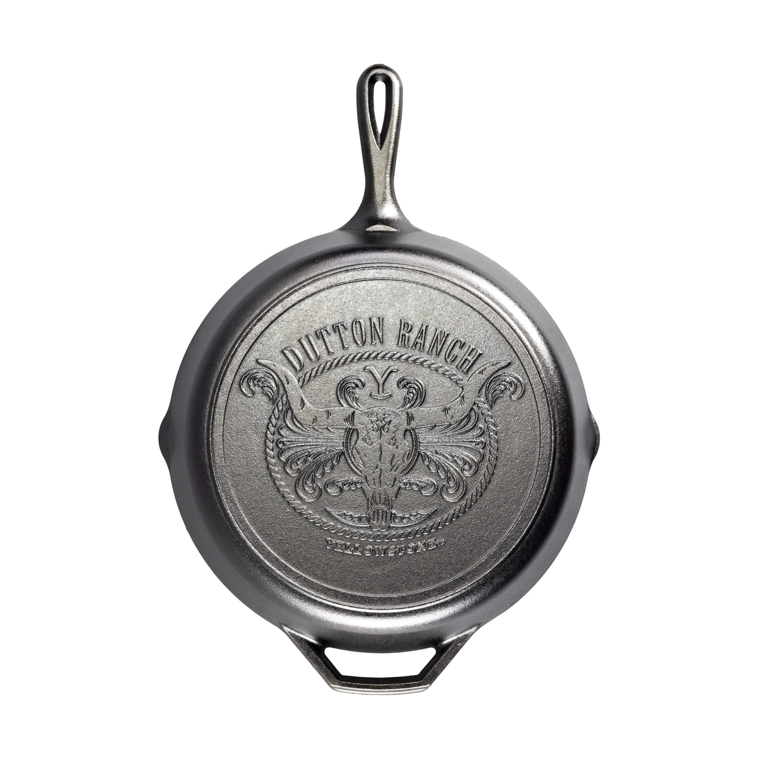 Yellowstone 12 Inch Cast Iron Steer Skillet - Image 2