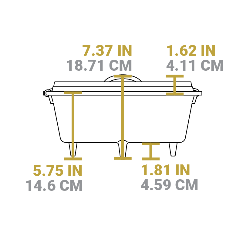 Yellowstone? 12 Inch / 8 Quart Seasoned Cast Iron Deep Camp Dutch Oven - Image 5