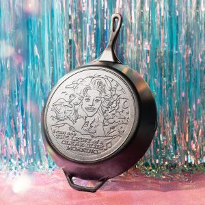 13.25 Inch Light of a Clear Blue Morning Dolly Parton Skillet