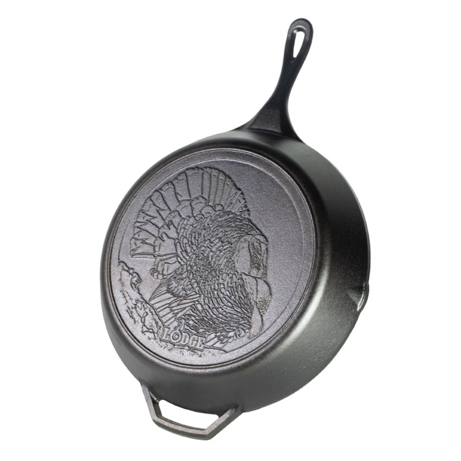 Wildlife Series? 13.25 Inch Cast Iron Turkey Skillet - Image 2