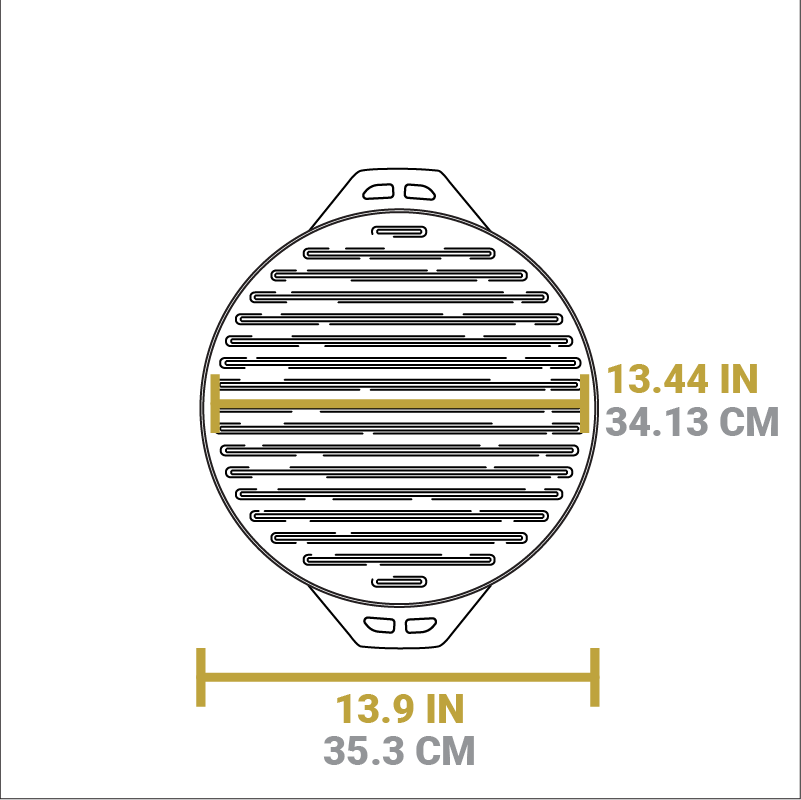 14 Inch Cast Iron Cook-It-All - Image 8