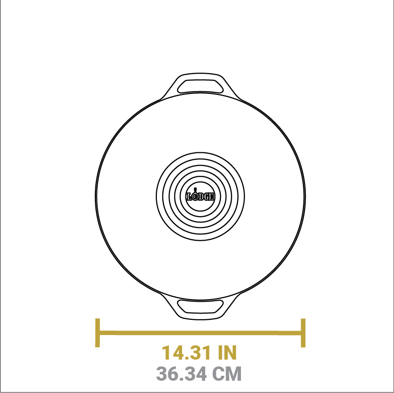 14 Inch Seasoned Cast Iron Wok - Image 7