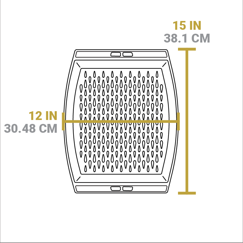 15 x 12 Inch Seasoned Cast Iron Grill Topper - Image 8