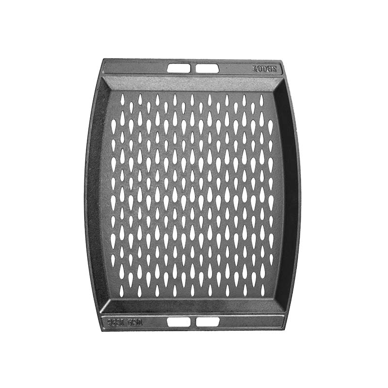 15 x 12 Inch Seasoned Cast Iron Grill Topper - Image 2