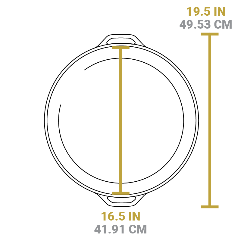 Yellowstone? 17 Inch Seasoned Cast Iron So Wild. So Angry Dual Handle Pan - Image 6
