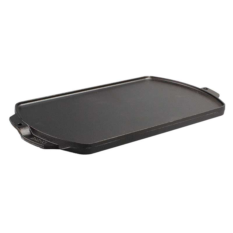 19 x 9.5 Inch Seasoned Cast Iron Reversible Grill/Griddle - Image 2