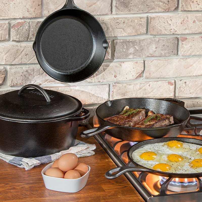 Seasoned Cast Iron 5 Piece Set - Image 2