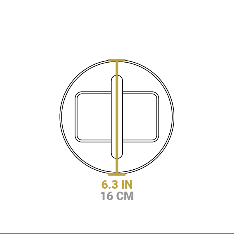 6.25 Inch Seasoned Cast Iron Burger Press - Image 7