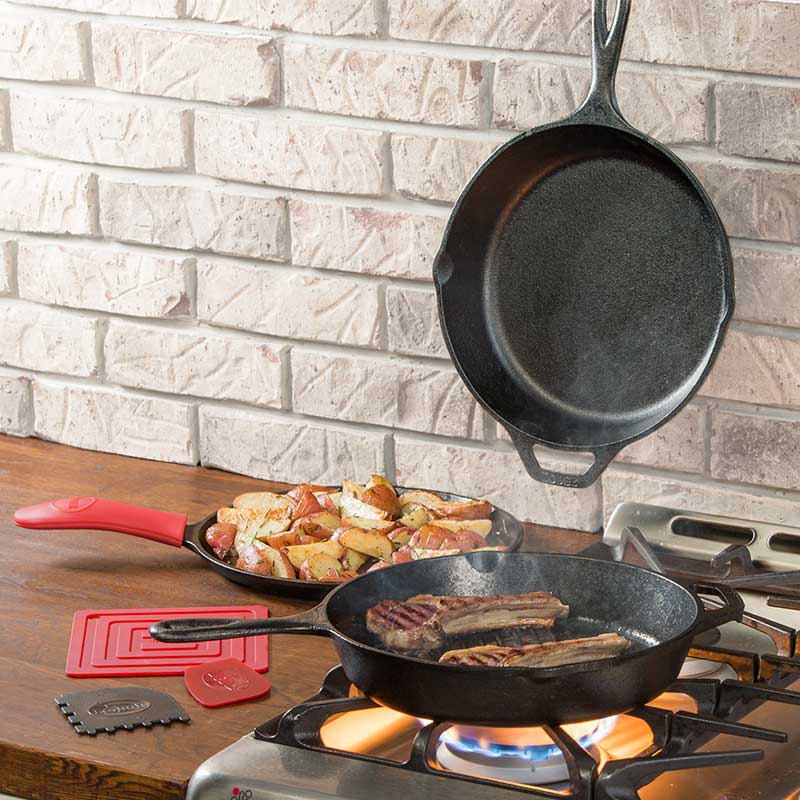 Essential Seasoned Cast Iron Pan Set - Image 2